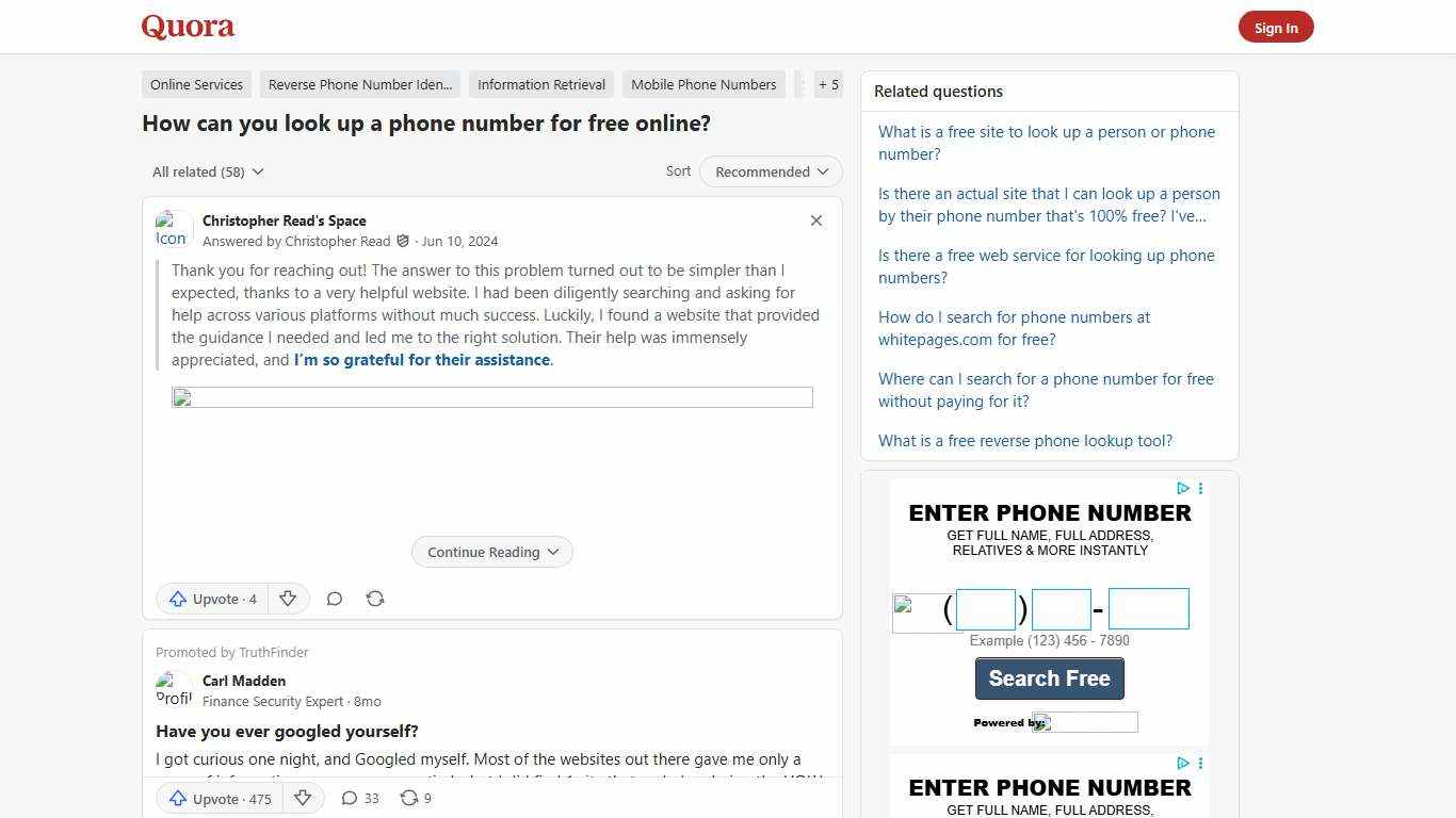 How to look up a phone number for free online - Quora